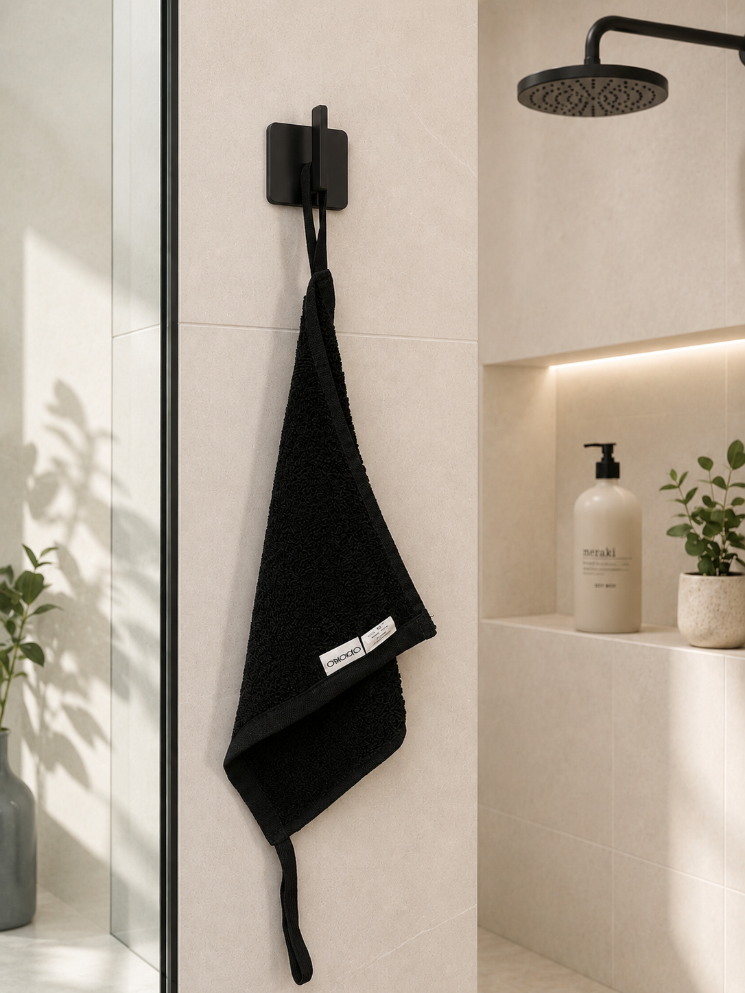 Odoro Washcloth - 4 Pack - Black